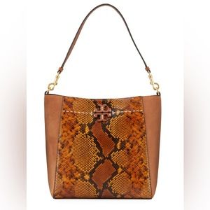 TORY BURCH MCGRAW EXOTIC HOBO BAG